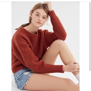 Urban Outfitters Rust Red Orange Sweater
